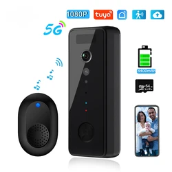 5G 2.4G WiFi Doorbell Camera 1080P Video Intercom Doorbell HD Night Vision PIR Motion Detection Tuya Smart Home Ring Door Bell