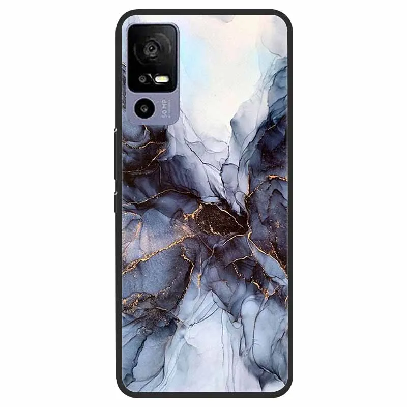 Elegant Marble TPU Silicone Case - Fashionable Protective Cover