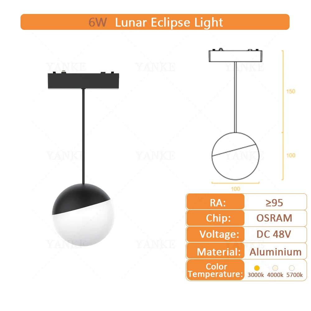 ตัวเลือกสินค้า ไฟราง LED แม่เหล็ก 6 มม. ทันสมัย ปลอดภัย ติดตั้งง่าย