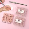 80pcs/box Pink 3.1mm Mini Sanding Bands Kits Nail Drill Bits Mandrel Sets Electric Manicure Accessories Tool Dead Skin Remover 2