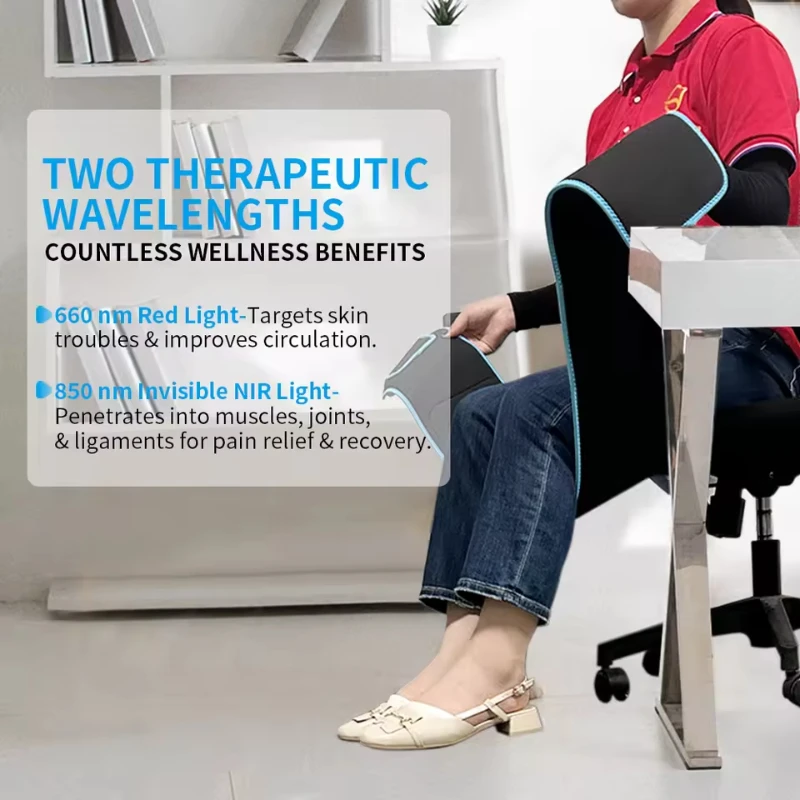 Professional Grade Red Light Therapy Mat 660nm 850nm Medical Infrared Pad for Chronic Pain Relief