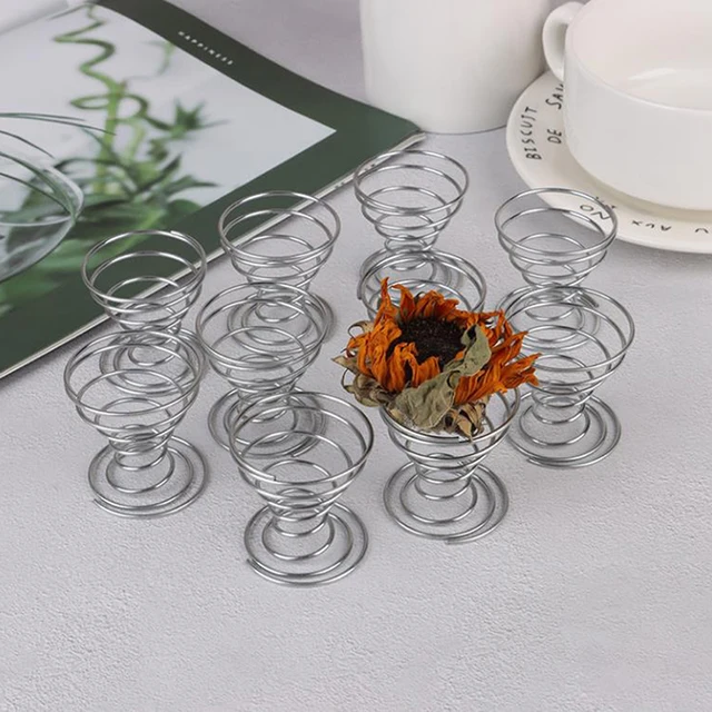 3Db Air Növényi Rugóhuzaltábla Tillandsia Tartó Miniatűr Kertészeti Dekorációk - Image 4