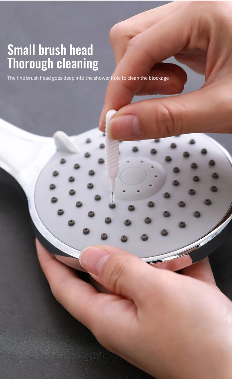 Sikat Pembersih Lubang Kepala Shower Head Cleaning Brush Phone Hole HP - Orbit.co.id