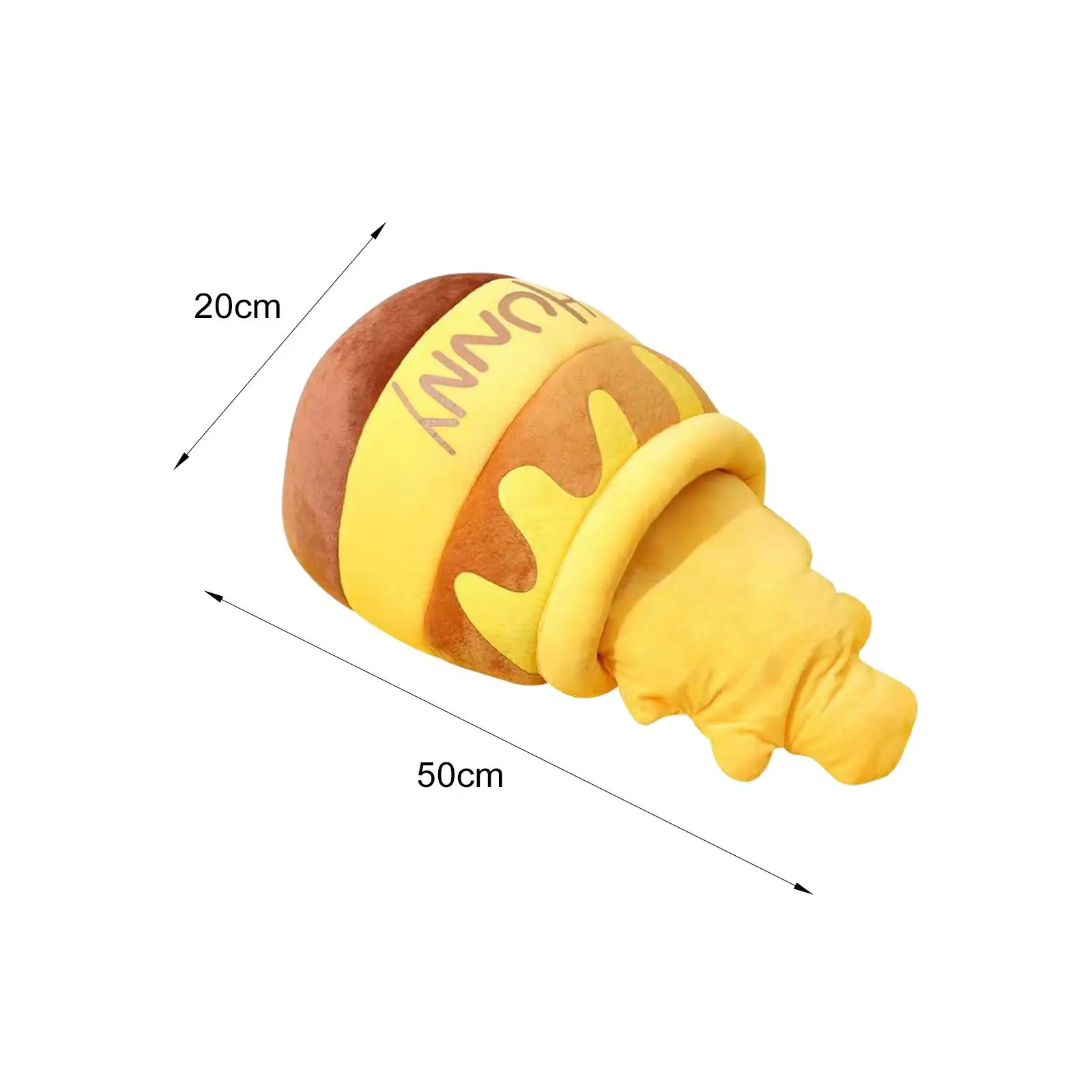Cat Bed Honey Pot Shape Comfortable Nest Nonslip Bottom Non Slip Cartoon Kennel Pet Cat Bed Removable Cushion Cave Sleeping Bed