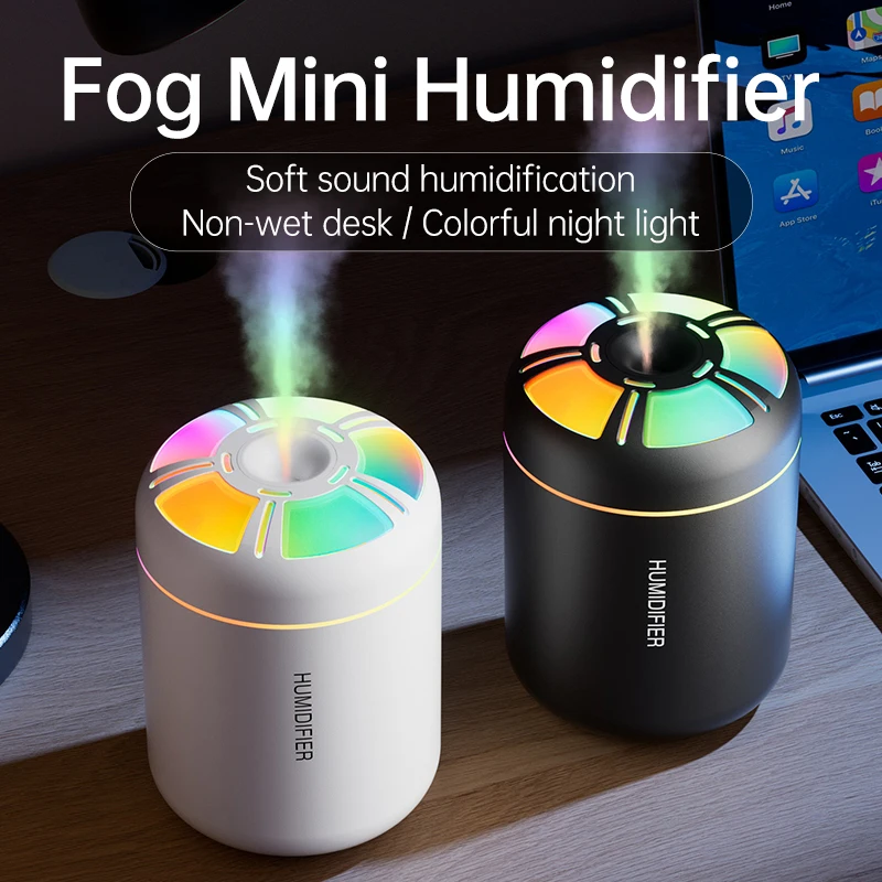 180ML Air Humidifier USB Electric Aroma Diffuser Essential Oil Purifier Aromatherapy Mist Maker Lights For Car Home Bedroom