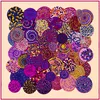 130cm Luxury Brand Welkin Snail Print Silk Scarf For Women Headband High Quality Large Square Scarves Female Twill Shawls 6