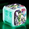 Trendy Japanese Anime Hunter X Hunter Alarm Clock Color Luminous Multi-function Digital Alarm Clock Children's Birthday Gifts 4