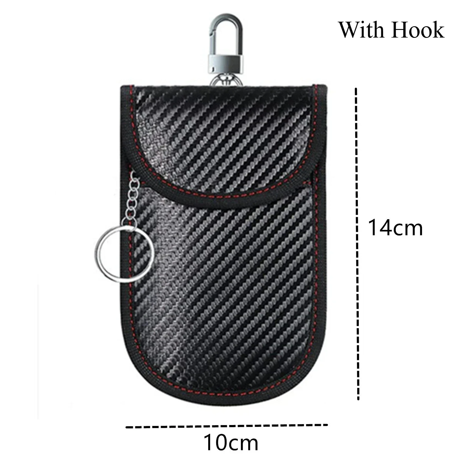RFID Signal Blocking Faraday Bag for Car Keys and Credit Cards
