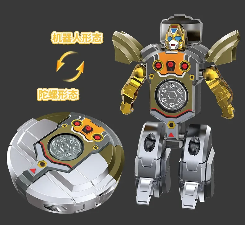 Närbild av gyroskoprobotleksaken i fidget-snurrande position