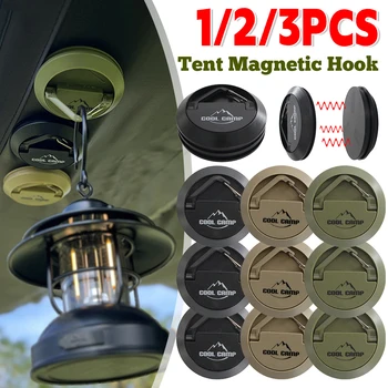 1/2/3PCS Tent Magnetic Hook Expandable Heavy Duty Canopy Magnetic Hooks Outdoor Tent Canopy Hanging Buckle For Outdoor Camping