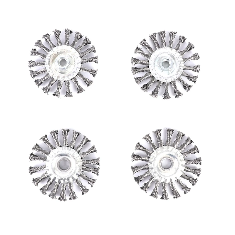 Rust/Paint Wire Wheel Remover 4 1/2 Inch Heavy Duty And Durable Knotted