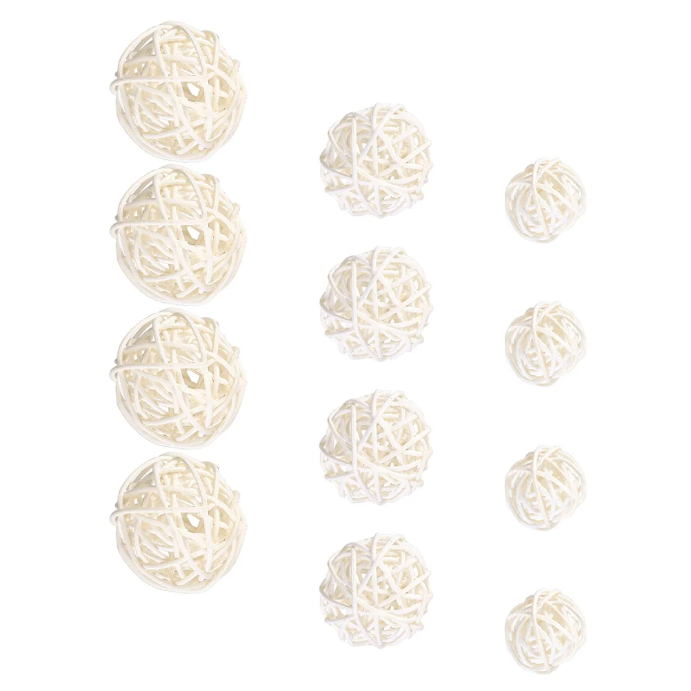 

30 Pcs Takraw Party Decorations House Ornaments for Chew Toy Rattan Balls Infant Bath Toys Filler