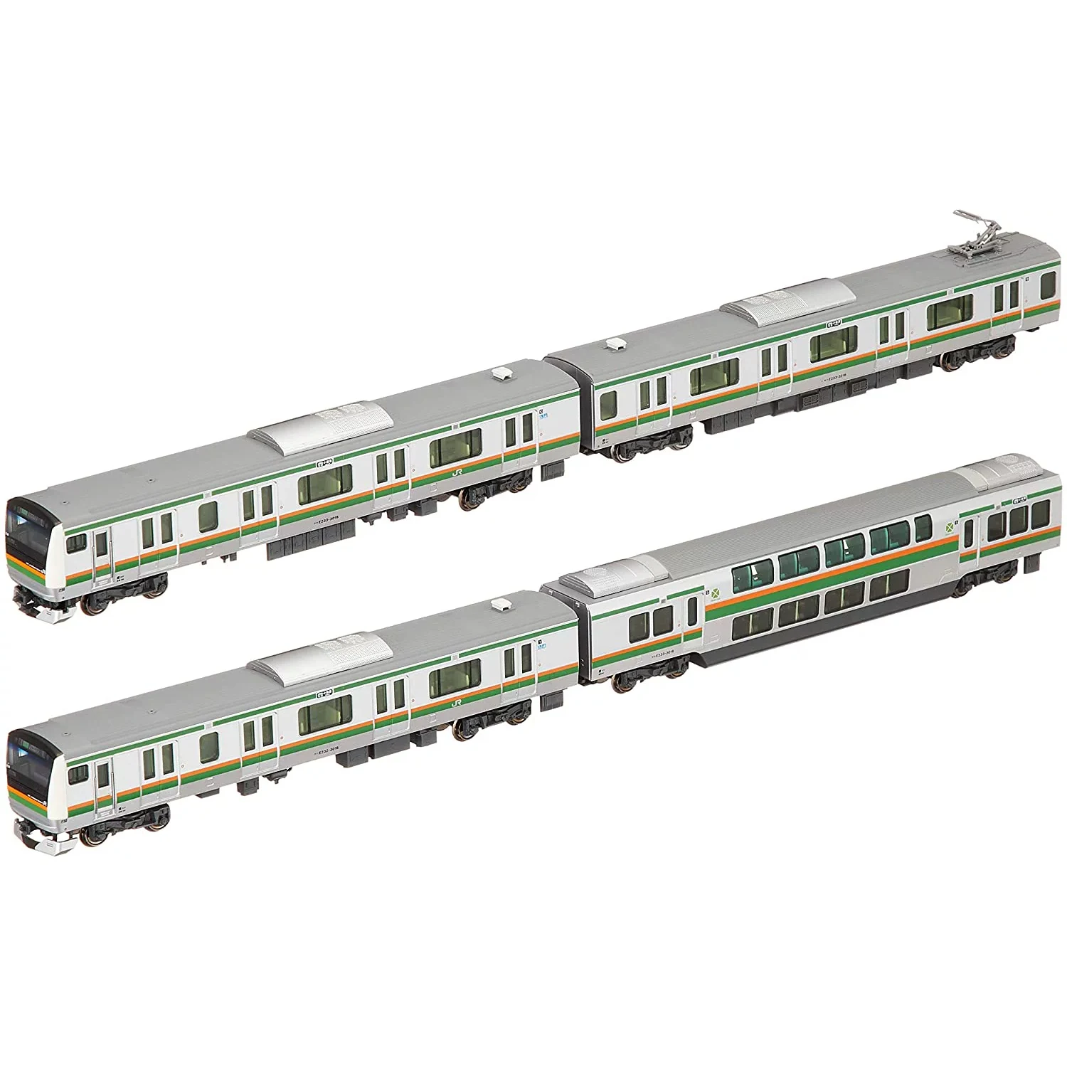 Kato zug modell e233 serie 10-1268 1267 elektrische lokomotive n 