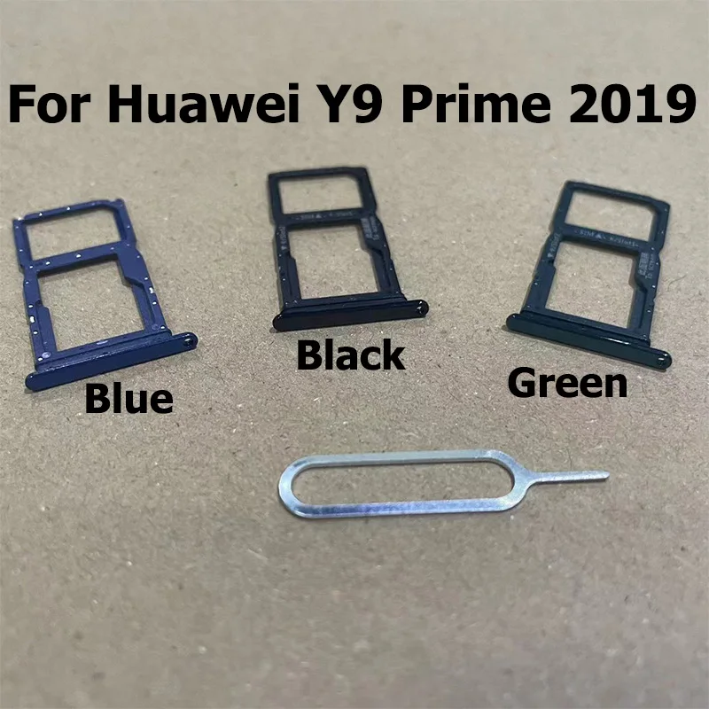 Держатель слота для Sim-карты для Huawei Y9 Prime 2019, запасные части