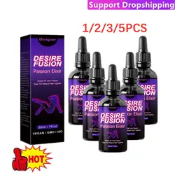 LOT Desire Fusion Passion Elxir Libido Booster For Women Enhance Self-Confidence Increase Attractiveness Ignite The Love Spark