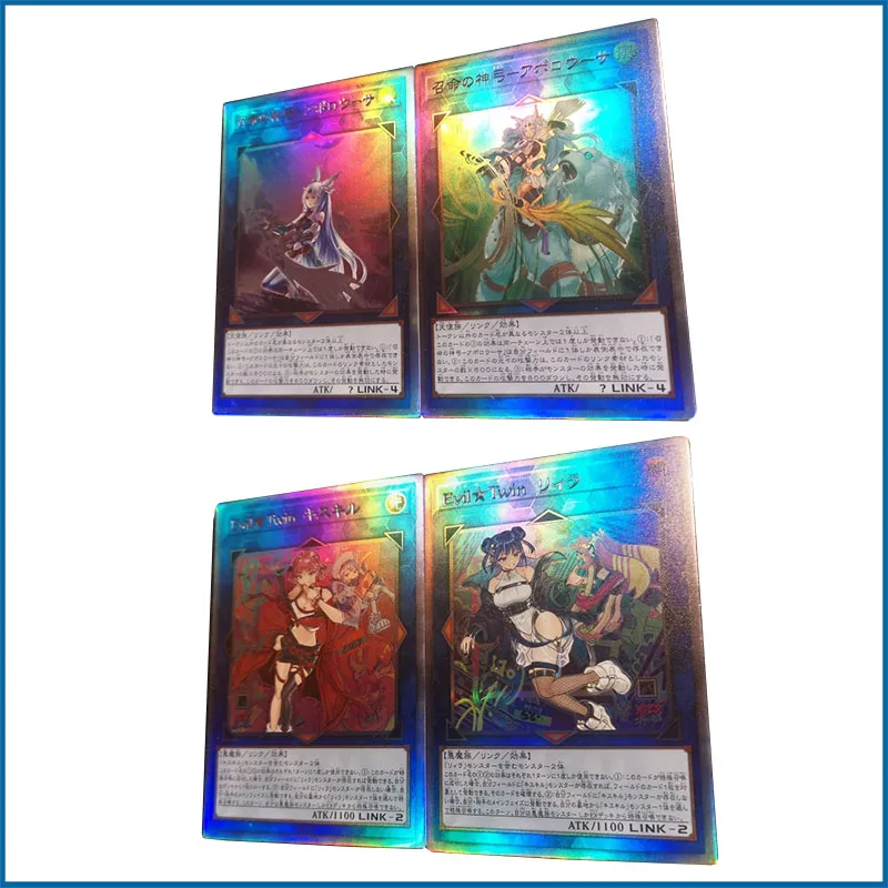Anime Yu-Gi-Oh Fai Da Te Acg Battle Game Carte Da Collezione Sexy Ragazzi Giocattoli Regali Di Compleanno Di Natale Apollousa Deck Build Pack Evil Twi