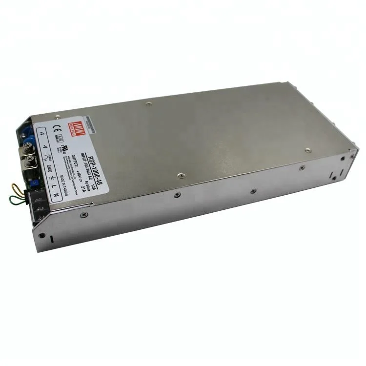 Meanwell RSP-1000-48 48V 21A Enclosed Programmable AC DC Rf 1000W Power Supply For Laser Machine