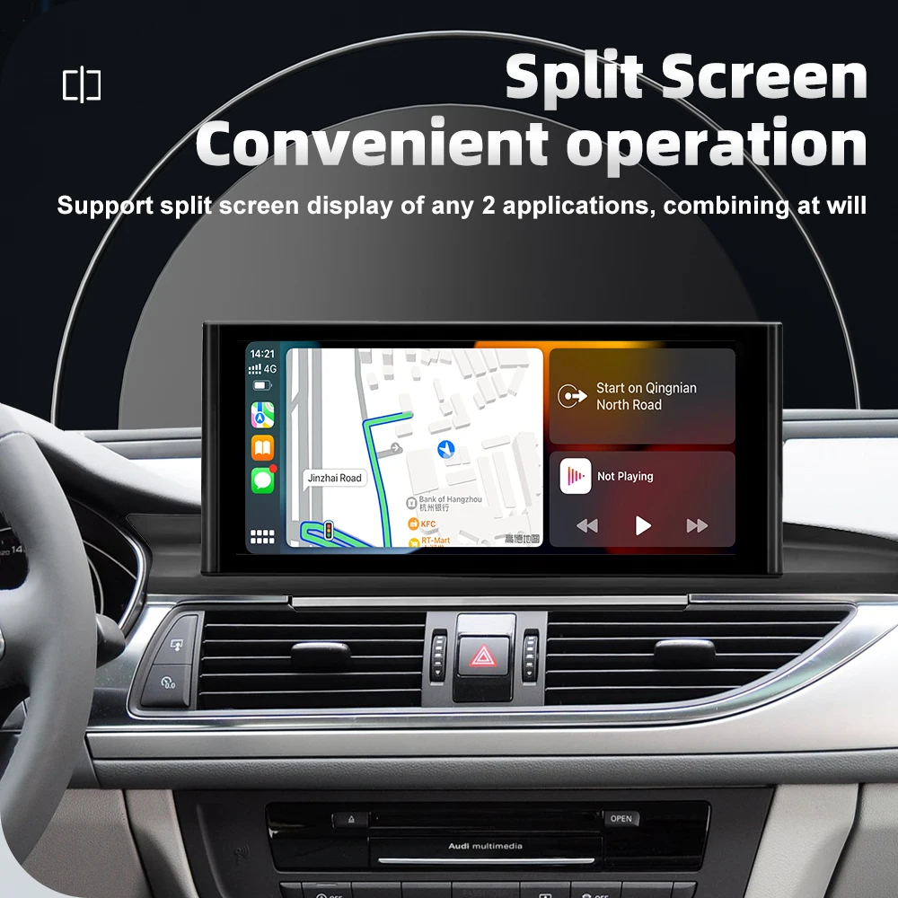 12.3 タッチスクリーン Android 14 車マルチメディアステレオアウディ