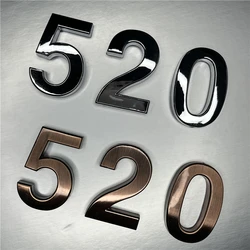 Apartment Room Door Sticker Number Signs on The Door 3D Self Adhesive Door Number Plaque Door Plate Number House Number Digits