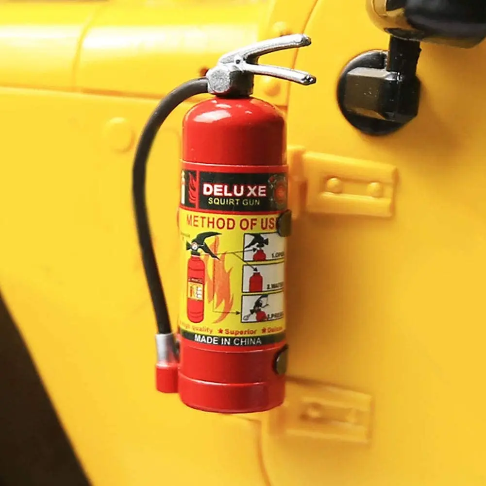 Mini extintor de incendios de 2 piezas 1/10, accesorios de decoración para  coche de escalada de simulación 1:10, modelo AXIAL SCX10 90046 TRX4 D90 -  AliExpress