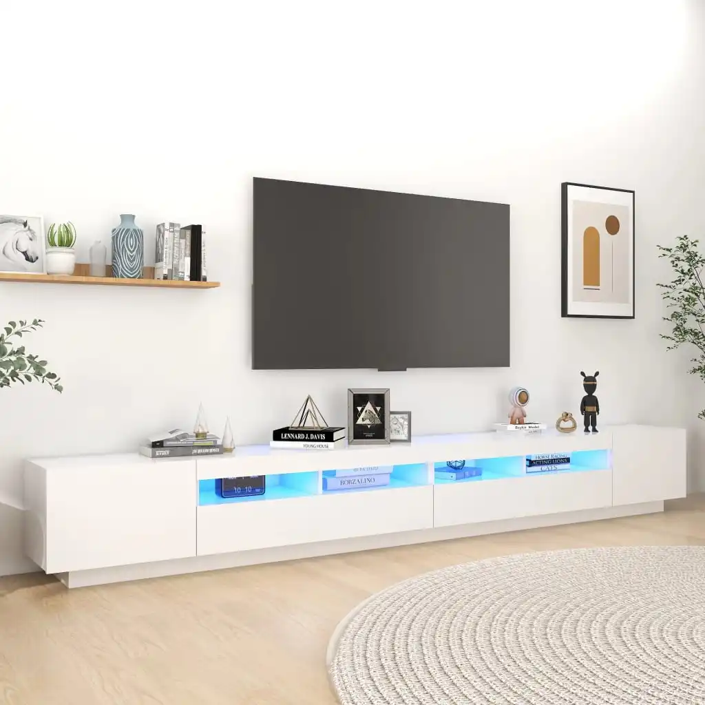 Meuble TV avec lumières LED, 2M / 2.6M/3M, livraison rapide | AliExpress
