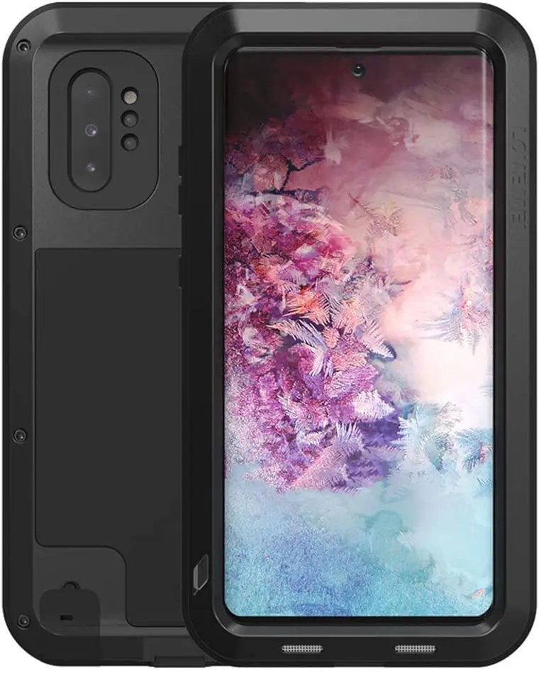 

for Samsung Galaxy Note 10 Plus/Pro Case Aluminum Metal Outdoor Shockproof Military Heavy Duty Sturdy Protector Cover Hard Cases