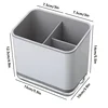 1pc Double-Layer Detachable Chopstick Holder and Cutlery Organizer - Kitchen Storage Shelf and Tableware Drain Rack 5