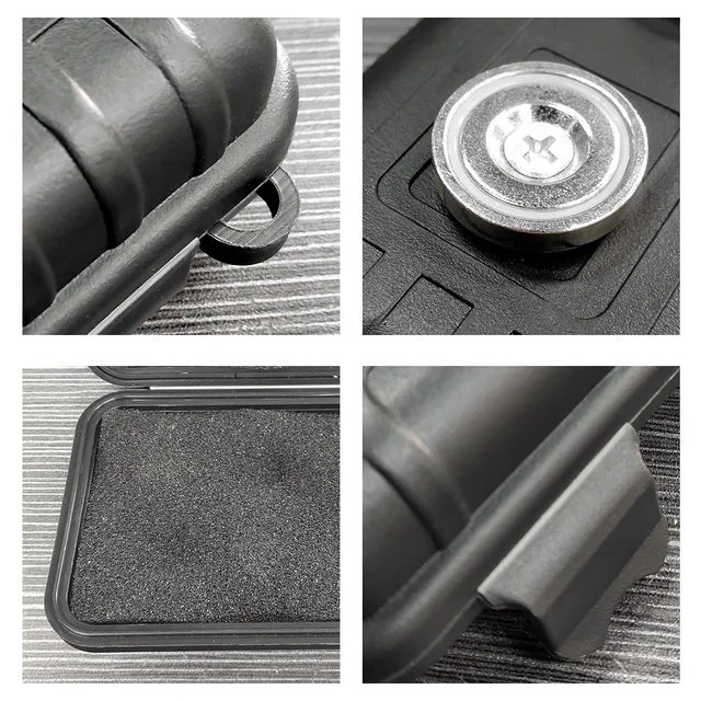 Mini Magnetic Key Holder Under Car Hide Key Box Waterproof Key Hider Rustproof Multifunctional Box for Spare Key GPS Locator 3