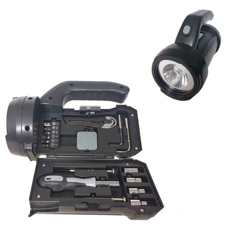 Outdoor Household Lighting with Flashlight Kit, Handheld Lamp Hardware, Convenient and Practical Set, Lightweight and Portable