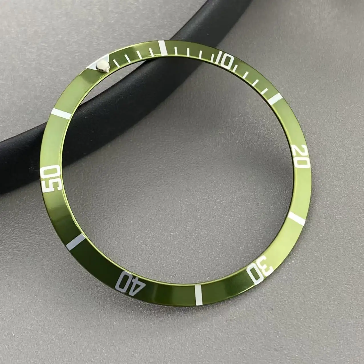 Vintage 36.5mm Aluminum Bezel Insert for 40mm Men's Watch Cases