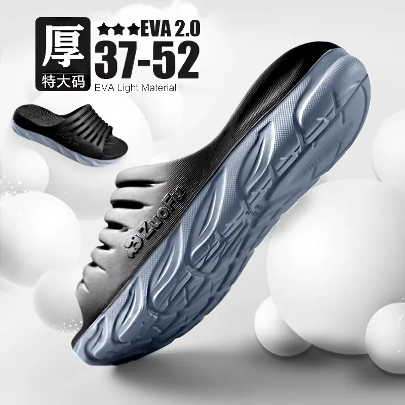 Ideal Sin lugar a dudas Inactivo Zapatillas de talla grande 51 para hombre, zapatos informales  antideslizantes para baño, sandalias de playa de verano, Chanclas de suela  suave de EVA Unisex, 2023 - AliExpress