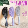 Massage Hair Comb Salon Wet Hair Brush Women Hairdressing Styling Hair Tools Anti Detangling HairBrush Wet Dry Dual Purpose Comb 1