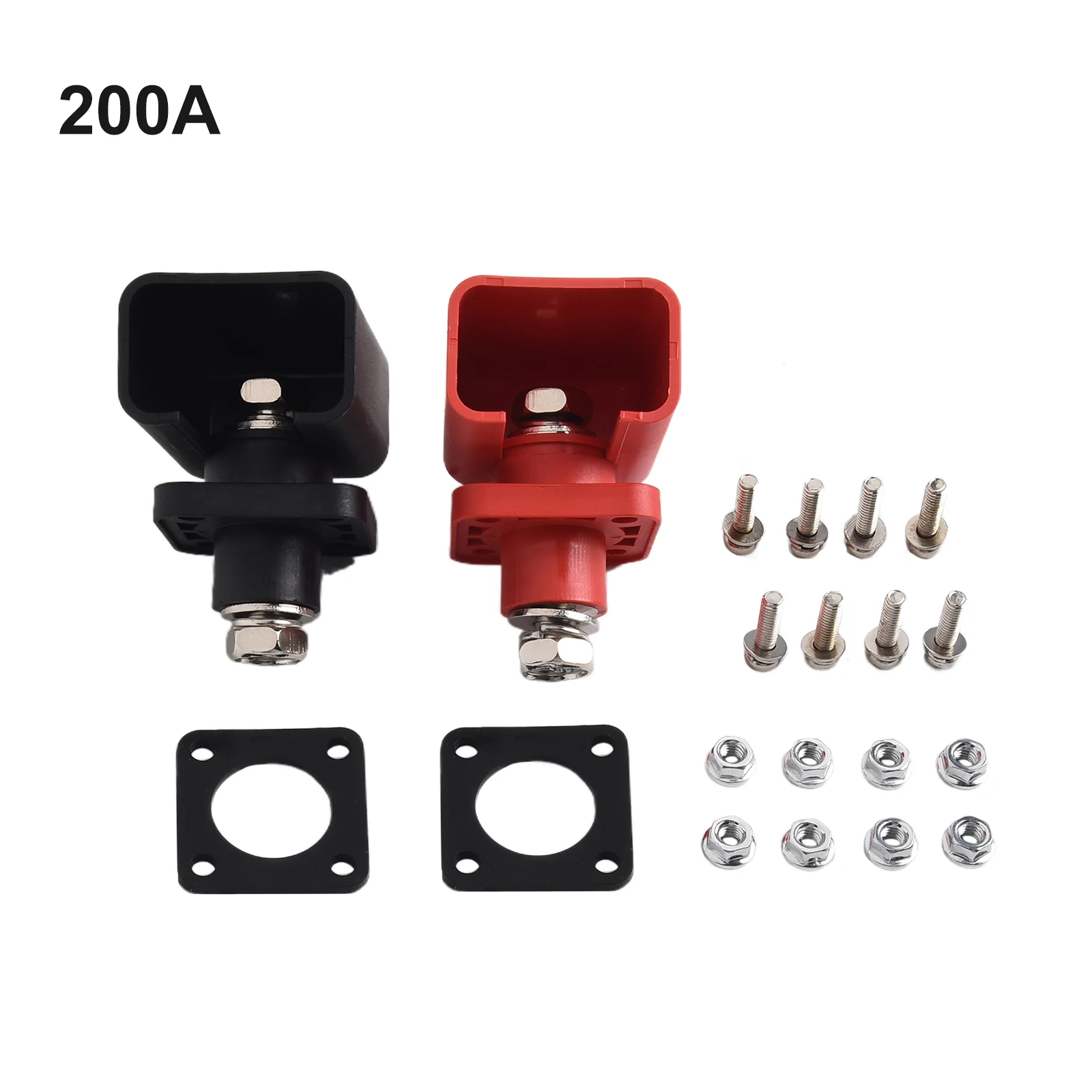 2pcs 200/150/120A Through-wall Type Lithium Battery Energy Storage Terminal High Current Lithium Battery Copper Terminal Connect