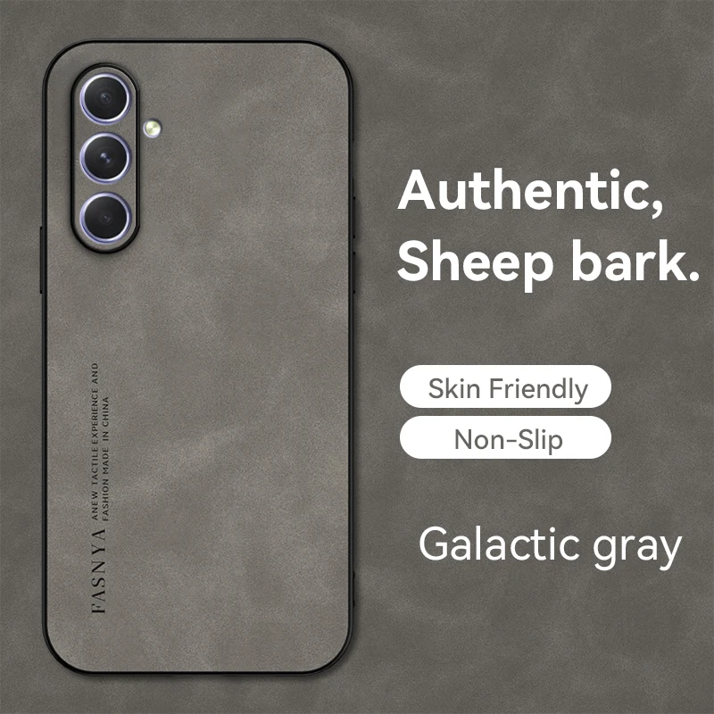 Luxurious Sheepskin Soft Leather Phone Cover