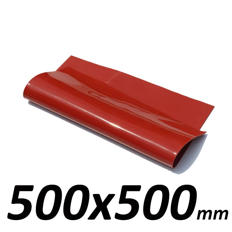 SKYPRO 200 x 200 mm durchscheinende Silikon-Gummiplatte, 0,5 mm dick, hitzebeständige Gummimatte für selbstgemachte Dichtungen, Abdeckungen, Deckel, Pads, Dichtungen, Kissen