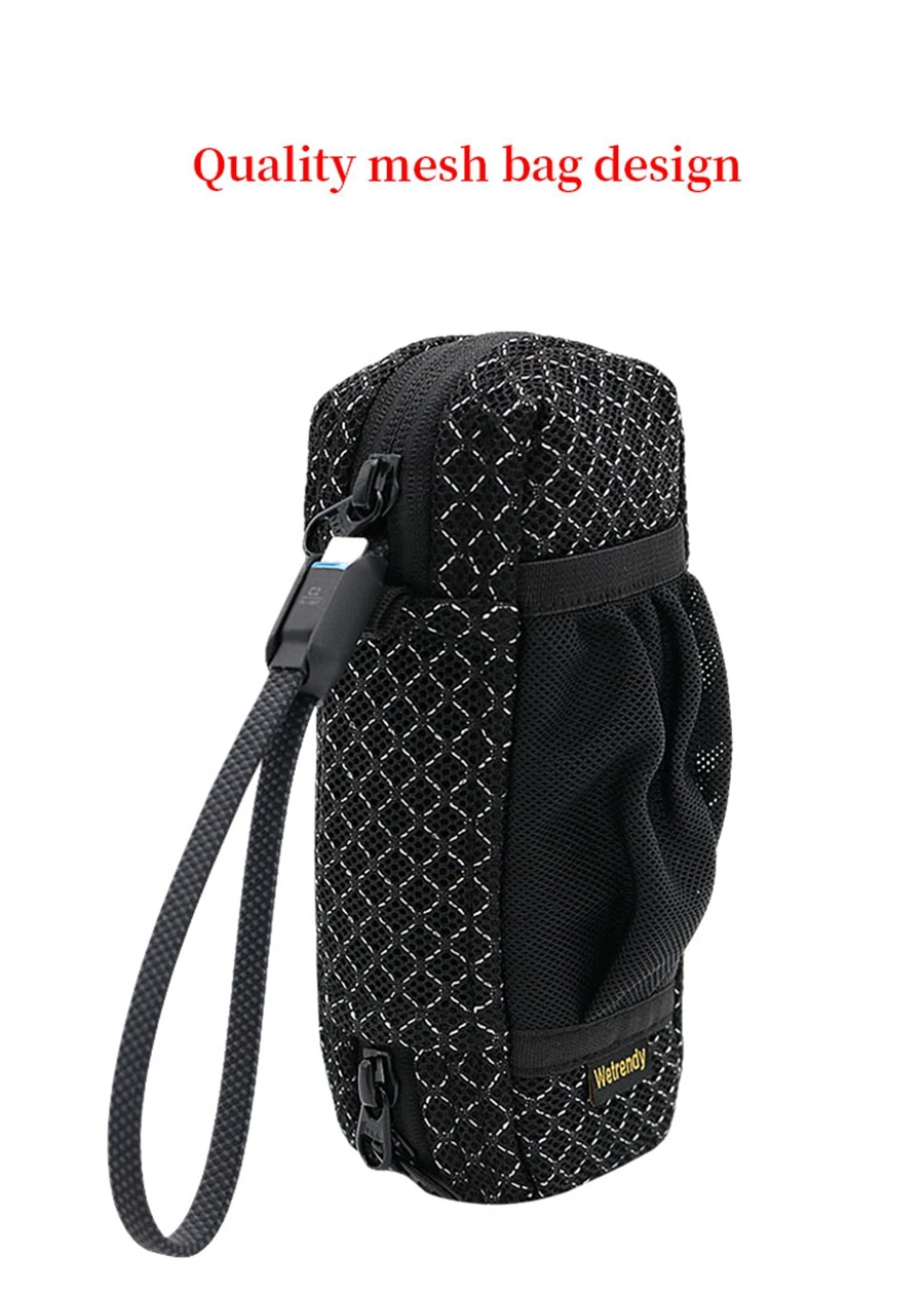 Portable Power Bank Bag for Anker A1695 Portable Power Source Breathable Bag Zolo 165W Outdoors Travel Carrying Ventilate Case