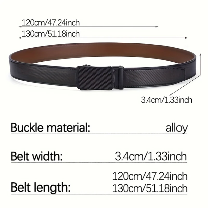 New Fashion Luxury Belt for Men Leisure Business High-grade Alloy Automatic Buckle Belt Famous Brand Designer Waist Strap Belts