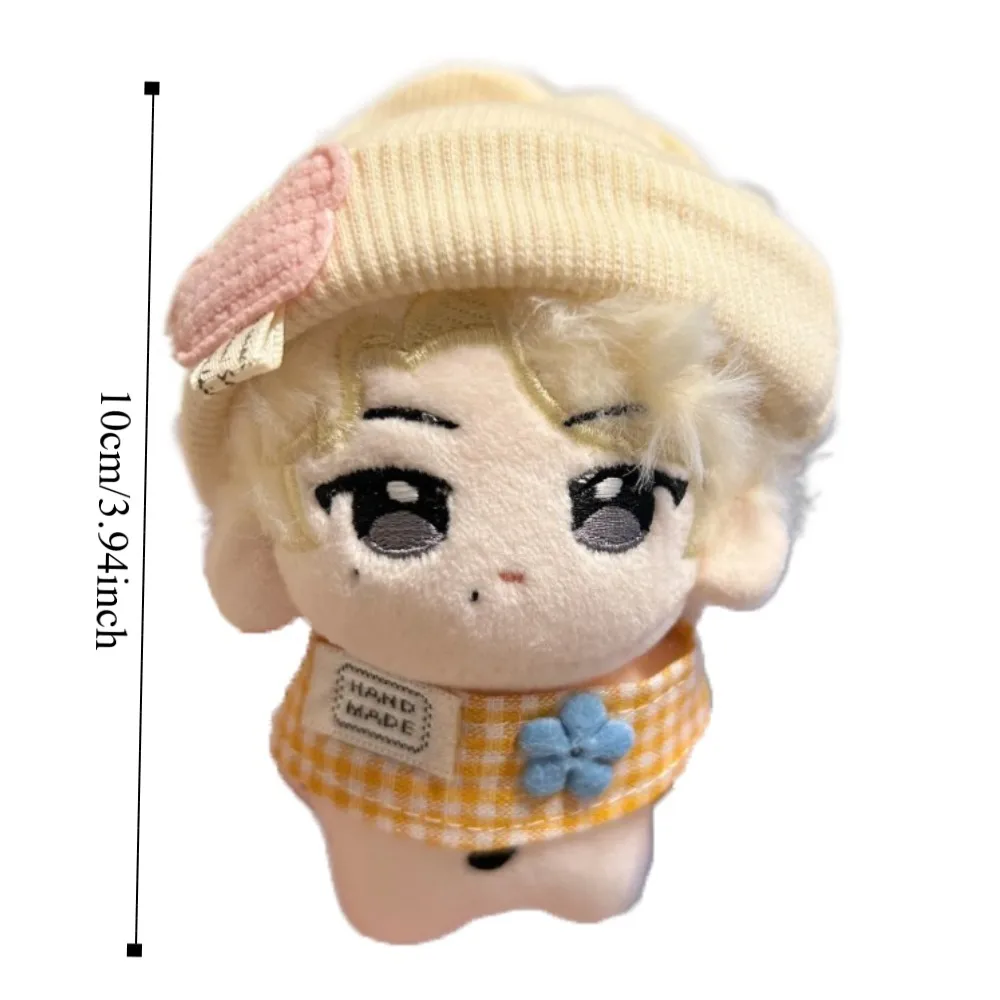 Bear Hat 10cm Cotton Doll Clothes Bib Lovely Doll Clothes Outfit Creative Funny Doll Clothes Set 10cm Cotton Doll