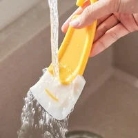 Spatule de nettoyage en Silicone, grattoir de cuisine, lame souple, brosse, poêle sale, Pot, vaisselle, outils de nettoyage, ustensiles de cuisine en Silicone 5