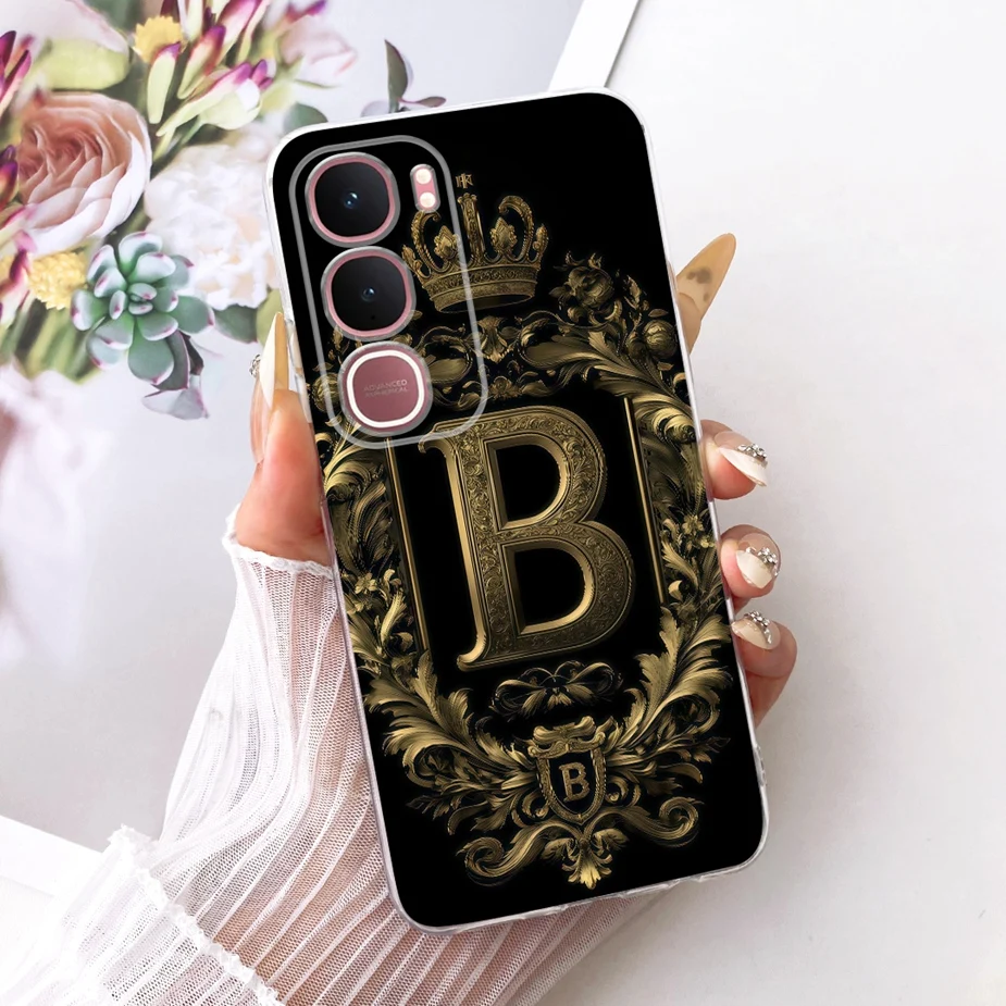 Stylish Crown Letters Soft Silicone Phone Case Cover