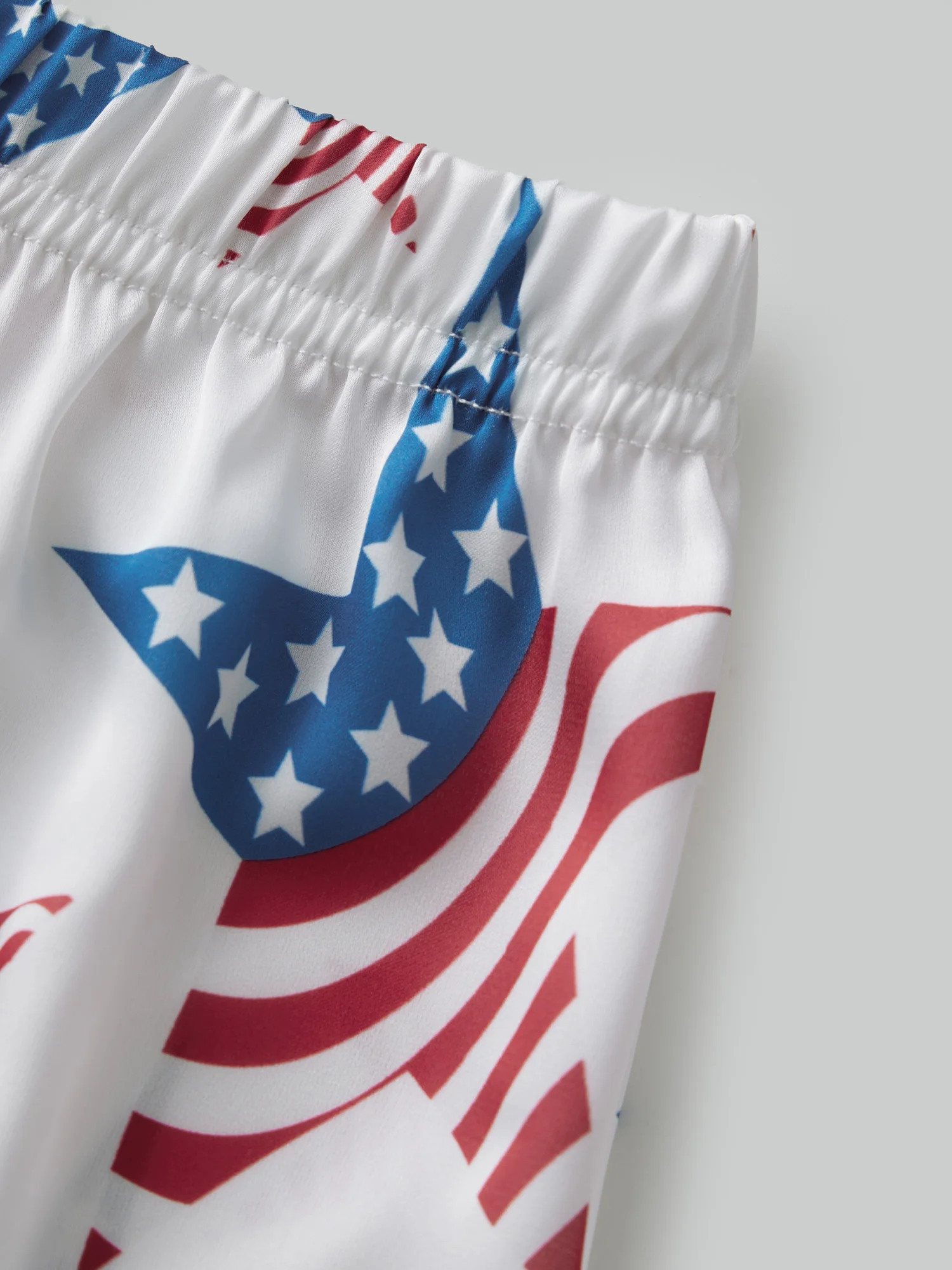 Women s Patriotic 4th of July Pajama Set Short Sleeve Lapel Button Up Star Print Tops and Shorts Sleepwear Sets for