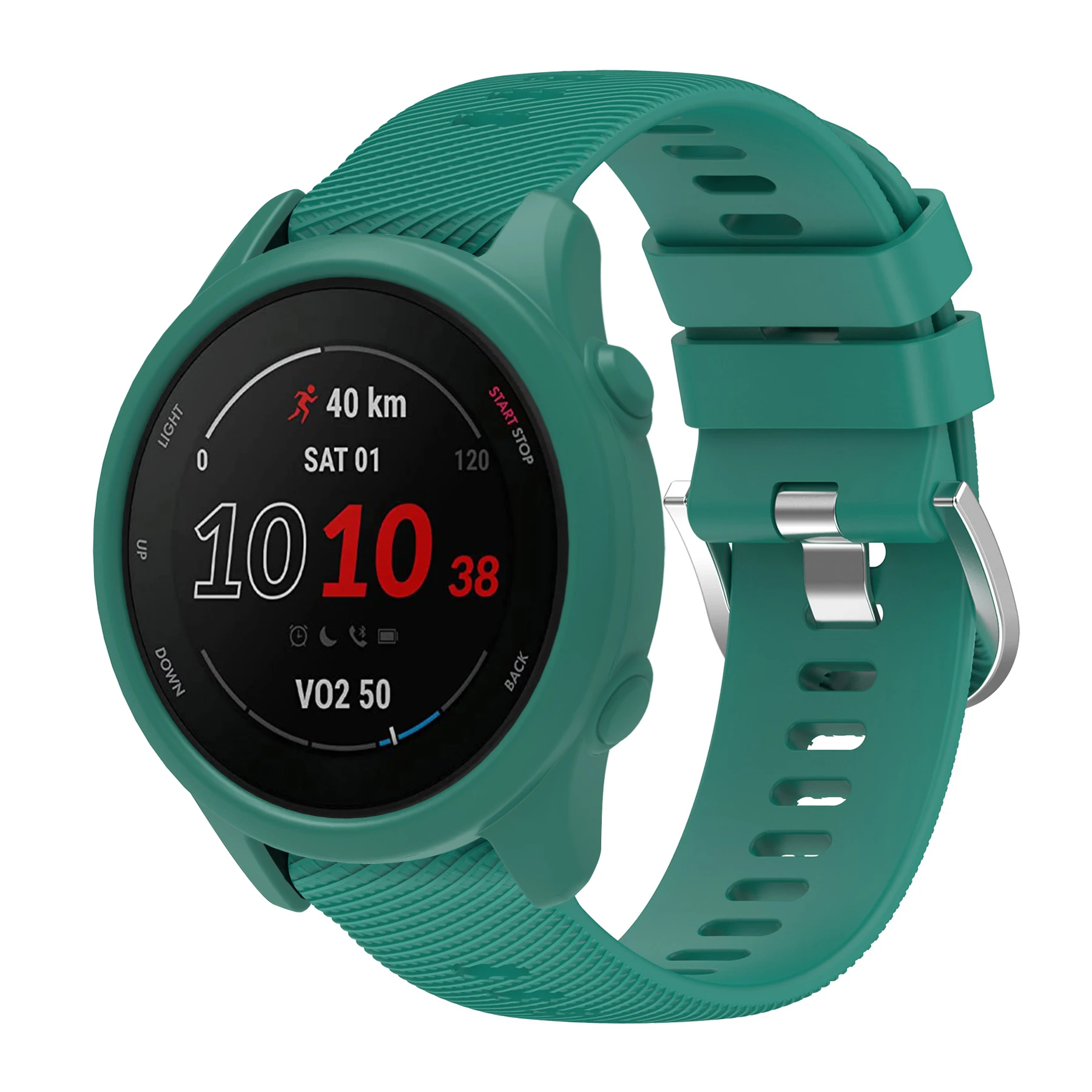 Silicone Sport Watchband and Case Set