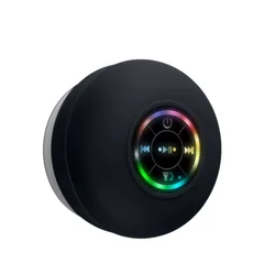 Portable Waterproof Bluetooth Wireless Speaker with RGB LED Lights (Speaker)