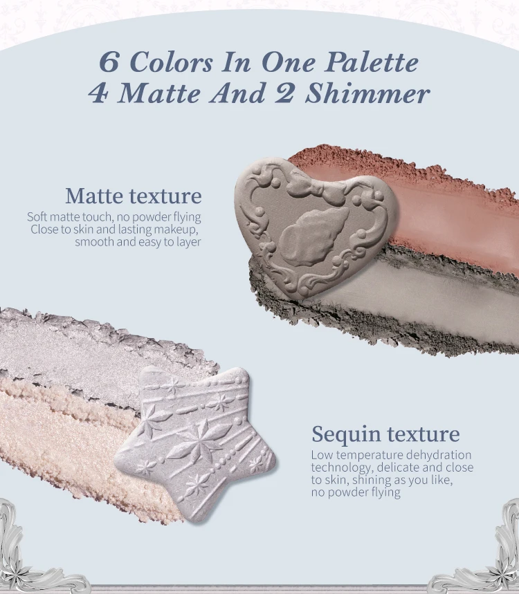 Description Picture 6 of itemFlower Knows Shell's Jewel Collection 6-Color Makeup Palette