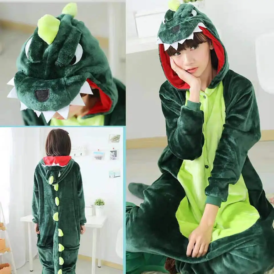 Adult Cartoon Pajamas Mascot Costume Halloween Pyjamas For Adult Women Men Children