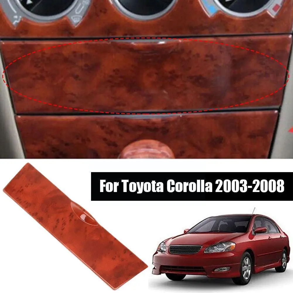 

Car Center Console Storage Box Panel Cover For Toyota For Corolla 2003-2008 Peach Wood Grain Cover Plate Car Interior Acces R7Z8