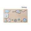 Wooden Puzzle for Toddler Name Puzzle Color Sorting Toy Learning Board Preschool Kids Educational Toy 5