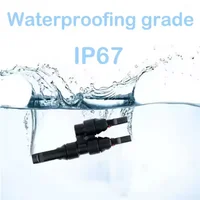 1 paire de connecteurs de câbles solaires photovoltaïques T2/T3/T4/T5/T6 mâle et femelle, 30A 1000V, connecteurs de fils pour panneaux photovoltaïques électriques 5
