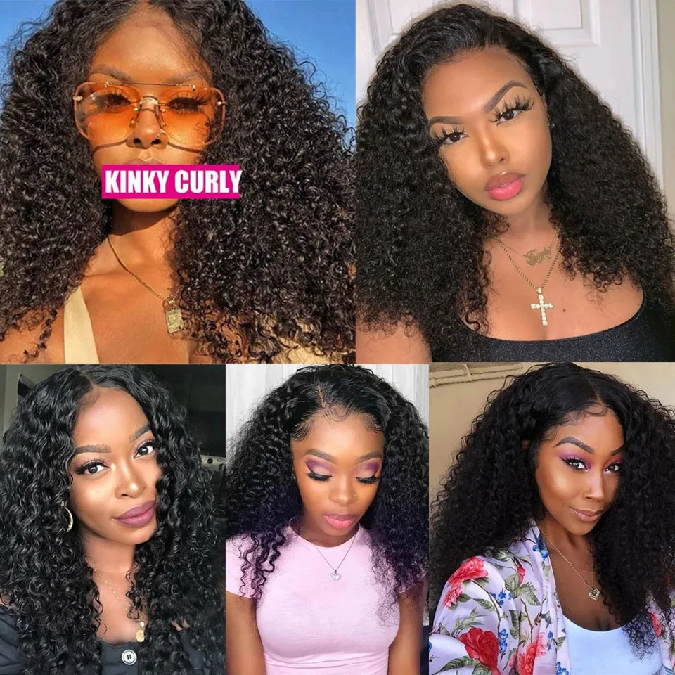 Kinky Curly Human Hair Bundles Double Weft 30 32 Inch Remy Unprocessed Raw Virgin Human Hair Water Wave Extensions 1 3 4 Bundles 6