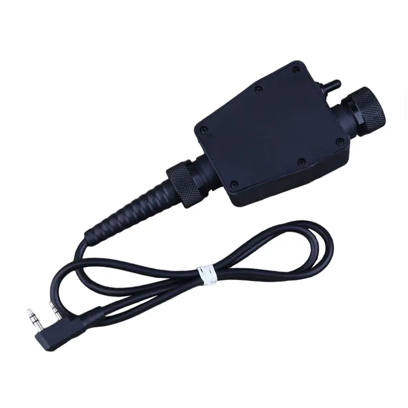 Emersongear For TEA PTT Tactical Intercom Switch Wire For Kenwood Version Radio Charge Plug Interface Walkie Talkie Hunting